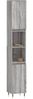 vidaXL Badschrank Grau Sonoma 30x30x190 cm Holzwerkstoff 831530 Bild 3