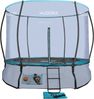 Hudora Fantastic Complete Trampolin 300 V mit Netz & Leiter, blau, 340 x 340 x 252 cm Bild 2