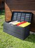XL Auflagenbox Sitzbank 2 Personen, Kunststoff Anthrazit, 340L Bild 3
