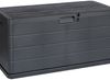 XL Auflagenbox Sitzbank 2 Personen, Kunststoff Anthrazit, 340L Bild 2