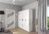 AX LIVING Schubladenschrank Garderobe weiß Schrank Storicos 4T 176,3cm Bild 3