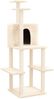 vidaXL Kratzbaum mit Sisal-Kratzsäulen Creme 144,5 cm 171630 Bild 2