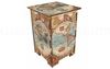 Werkhaus Photohocker 240 Alte Weltkarte Hocker, Holz, bunt, 29. 5x29. 5x43 cm Bild 2