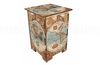 Werkhaus Photohocker 240 Alte Weltkarte Hocker, Holz, bunt, 29. 5x29. 5x43 cm Bild 4