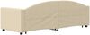 vidaXL Tagesbett Ausziehbar Creme 80x200 cm Stoff 3197187 Bild 5
