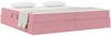 vidaXL Aufbewahrungsbett mit Matratze Rosa 200 x 200 cm Samt 3399747 Bild 3