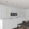 Nova Luce 9287918 TRIMLE LED Pendelleuchte 50cm 3000K Gold Bild 4