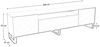 ALTDECOR Lowboard ELIO-S (TV-Schrank, TV Möbel, TV Cabinet, Fernsehtisch bodenstehend 200cm), Fernseher schrank, TV Kommode, TV Tisch, TV Sideboard, TV Boar Bild 3