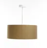 BPS Koncept 06A-019-40 Hängeleuchte BOHO ELEGANT E27 1x40W Stoff strukturiert auf PVC-Kunststoff braun, creme H:90cm Ø40cm dimmbar Bild 2