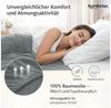 Komfortec Spannbettlaken Jersey 100% Baumwolle – 90x200 cm – 135g/m² – Weich, Atmungsaktiv & Hautfreundlich – Mit Rundumgummi – Oeko-Tex Zertifiziert – Für Boxspring, Topper & Matratzen – Grau Bild 2