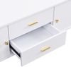 TV-Schrank aus MDF mit 2 Schubladen & 2 Türen, 170x34x45 cm, Weiß Bild 5