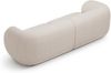 Micadoni Sofa Kate 4-Sitzer Boucle Beige Bild 3