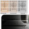 ZMH Deckenlampe LED Deckenleuchte Wohnzimmer - 64CM Wohnzimmerlampe Modern Dimmbar mit Fernbedienung 36W Silber Schlafzimmer Deckenbeleuchtung Rechteckig Design Küchenlampe für Esszimmer Küche Bild 5