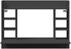 vidaXL Wand-Schreibtisch Schwarz 105x48x75 cm Holzwerkstoff 847969 Bild 4