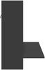 vidaXL Wand-Schreibtisch Schwarz 105x48x75 cm Holzwerkstoff 847969 Bild 5