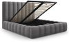 Micadoni Bett Kelp Samt Bluvel Grau 200x200 Bild 4