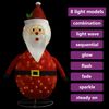 vidaXL Weihnachtsdeko Weihnachtsmann LED Luxus-Gewebe 60 cm 328497 Bild 4