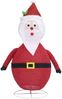 vidaXL Weihnachtsdeko Weihnachtsmann LED Luxus-Gewebe 60 cm 328497 Bild 5