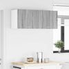 vidaXL Hängeschrank mit Tür 2 pcs Grau Sonoma und Weiß 50 x 31 x 40 cm 884157 Bild 4