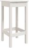 vidaXL Barstühle 2 Stk. Weiß 40x40x78 cm Massivholz Kiefer 822138 Bild 3
