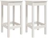 vidaXL Barstühle 2 Stk. Weiß 40x40x78 cm Massivholz Kiefer 822138 Bild 2