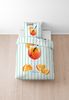 biberna Linon Bettwäsche 0044482 SPRITZ, mint, 1x 135x200 cm + 1x 80x80 cm Bild 4