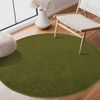 Sanat Teppich Uni, rund, Höhe: 13 mm, robuster Kurzflorteppich, große Farbauswahl, Wohnzimmer, alle Räume Bild 4
