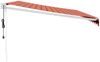 vidaXL Elektrische Markise mit Kurbel Orange und Braun 4,5x3 m 3154494 Bild 4