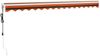 vidaXL Elektrische Markise mit Kurbel Orange und Braun 4,5x3 m 3154494 Bild 4