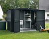 Hörmann Ecostar Metall-Gerätehaus Trend mit Satteldach Typ 3, 238x303 cm , anthrazitgrau, 7,2 m²,2-flüglige Tür Bild 3
