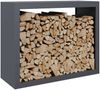 vidaXL Brennholzregal Anthrazit 100x40x80 cm Stahl 850977 Bild 3