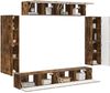 vidaXL TV-Schränk 8 pcs Geräucherte Eiche 3409146 Bild 3
