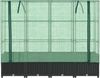 vidaXL Hochbeet mit Gewächshaus-Aufsatz Rattan-Optik 160x40x138 cm 4015816 Bild 4