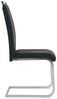 Stuhl Polyurethan Metall 42 x 101 x 58 cm Silber Schwarz Bild 4