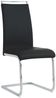 Stuhl Polyurethan Metall 42 x 101 x 58 cm Silber Schwarz Bild 2