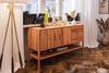 Kommode Schrank SAGA Buche massiv 142x81x46 cm Bild 2