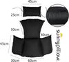 sunnypillow Hängesessel Auflage für Rattan & Polyrattan Hängeschaukel, Schwarz Bild 2