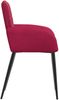 vidaXL Esszimmerstühle 4 pcs Samt (V) Weinrot 57 x 50 x 85 cm 3428169 Bild 4