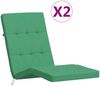 vidaXL '361989' Liegestuhl-Auflagen 2 Stk. Oxford-Gewebe, grün, 180 x 55 x 7 cm Bild 5