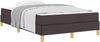 vidaXL Boxspringbett mit Matratze Dunkelbraun 120 x 190 cm Stoff 3398552 Bild 2