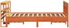 vidaXL Massivholzbett ohne Matratze Wachsbraun 120x190 cm Kiefernholz 3306284 Bild 5