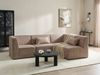 LEMVIG 4-Sitzer Modul Ecksofa linksseitig Sandbeige Cord Bild 3