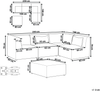 LEMVIG 4-Sitzer Modul Ecksofa linksseitig Sandbeige Cord Bild 2