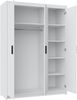 AX LIVING Storicos 3T 3 türig Kleiderschrank Lefkas 133 cm breit Bild 3