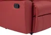 Vente-unique - AROMA Sofa and armchair set Leder Rot - B 95 cm99 cm x H 97 cm x L 201 cm102 cm308 cm Bild 5