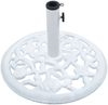 vidaXL Sonnenschirmständer Weiß 12 kg 48 cm Gusseisen 47860 Bild 4