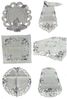 Westernlifestyle Tischdecke Blumen silber / grau Tischläufer Tischdecke Bild 1