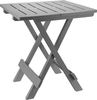 Spetebo Kunststoff Klapptisch Adige 45x43 cm - hellgrau - Garten Beistelltisch klappbar - Beistelltisch Campingtisch Teetisch Balkontisch Tisch klein Bild 4