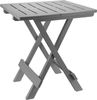 Spetebo Kunststoff Klapptisch Adige 45x43 cm - hellgrau - Garten Beistelltisch klappbar - Beistelltisch Campingtisch Teetisch Balkontisch Tisch klein Bild 3