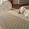 Villeroy & Boch Wollteppich Scala, rechteckig, Höhe: 10 mm, Handgewebt, Wolle, Kariert, Natur, 3D-Struktur, Karo, Wohnzimmer Bild 5